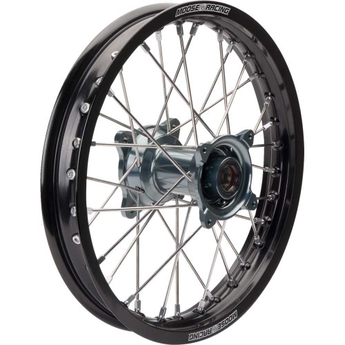 MOOSE RACING MR18516BKGY Moose Racing Wheel Assembly - Sx-1 - Complete - Rear - Black Wheel/Gray Hub - 16X1.85 Mr-18516-Bkgy