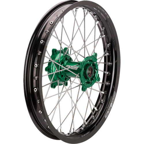 MOOSE RACING KR21518BKGN Moose Racing Wheel Assembly - Sx-1 - Complete - Rear - Black Wheel/Green Hub - 18X2.15 Kr-21518Bkgn