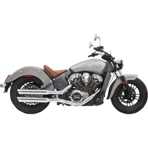 BASSANI XHAUST 8S27SC Bassani Xhaust 3" Mufflers For Scout - Chrome 8S27Sc