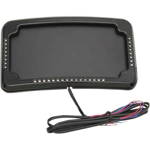 CYCLE VISIONS CV4640B Cycle Visions License Plate Mount - Lighted Frame Cv-4640B