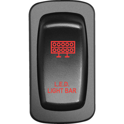 MOOSE UTILITY LLBCARR Moose Utility Switch - Light Bar - Red Llb-Car-R
