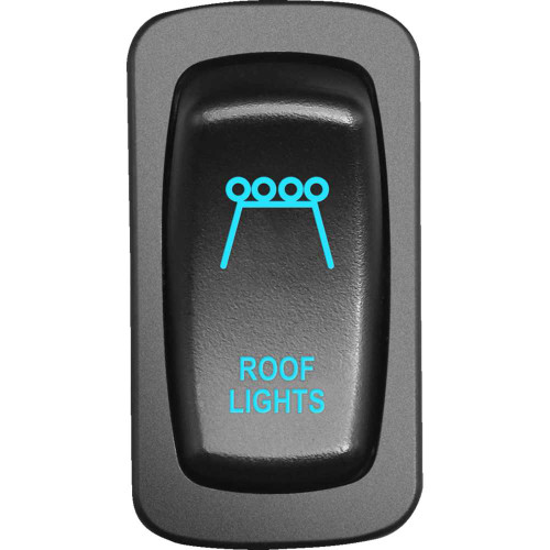 MOOSE UTILITY RFLCARB Moose Utility Switch - Roof Light - Blue Rfl-Car-B