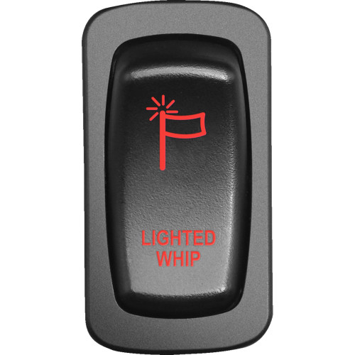 Moose Utility Switch - Whip Light - Red Whp-Car-R