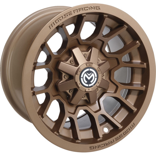 Moose Utility Wheel - 24X - Rear - Bronze - 12X8 - 4/110 - 4+4 24Mo128110Bz4