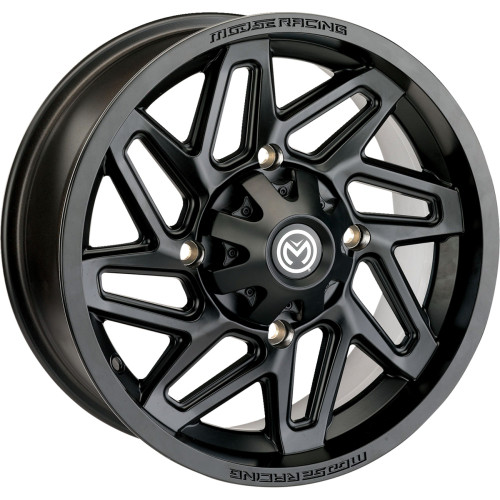 Moose Utility Wheel - 361X - Front - Black - 12X7 - 4/110 - 4+3 361Mo127110Mb4