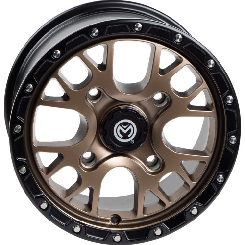 Moose Utility Wheel - 545X - Front/Rear - Bronze - 14X7 - 4/136 - 5+2 545Mo147136Bz54