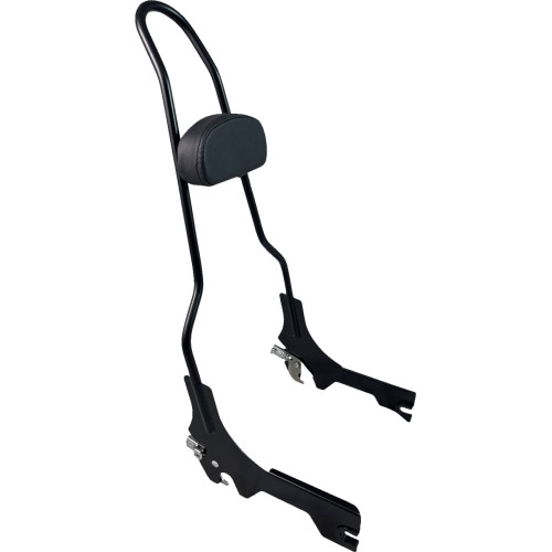 Motherwell Quick Release Sissy Bar - 23" - With Pad - Matt Black Mwl-196-18-Mb