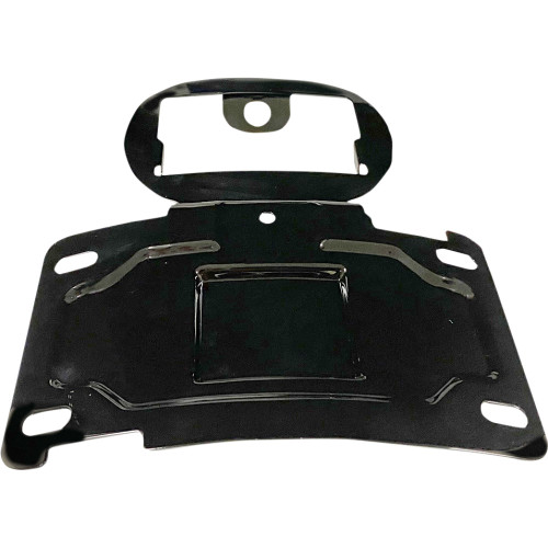 Custom Dynamics License Plate Mount/Relocation - Black Cd-Tllp-Kit-B