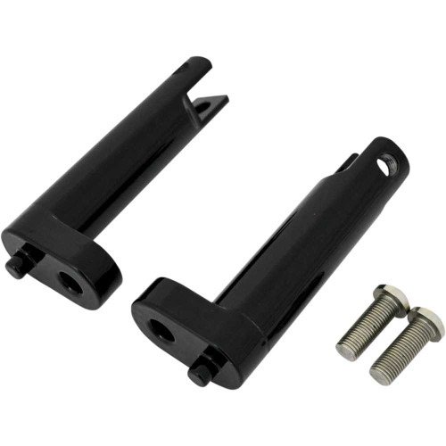 DRAG SPECIALTIES 1620-1057 Drag Specialties Passenger Footpeg Mount - Black - Flh/Flt