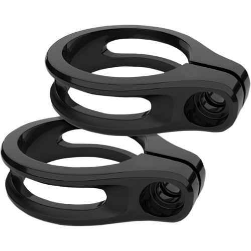 Rsd Fork Clamp Mounts - Gloss Black 0207-2013-B