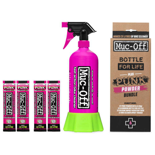 MUC-OFF USA 20609 Muc-Off Usa Punk Powder Concentrated Cleaner - 4 Pack With Bottle 20609