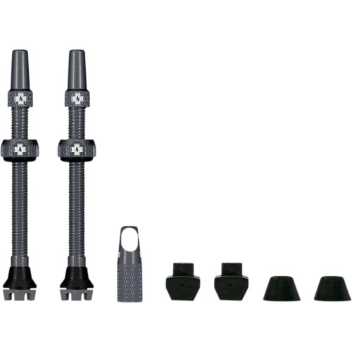 MUC-OFF USA 20547 Muc-Off Usa Tubeless Valve Stems - Gray 20547