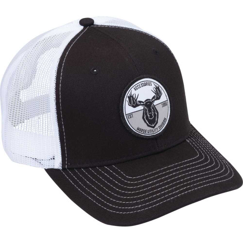 MOOSE RACING C2902769 Mud Badge Hat - Black/White C2902769
