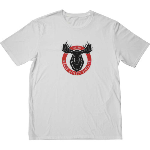 MOOSE RACING 303024386 Mud Badge T-Shirt - Natural - Small 3030-24386