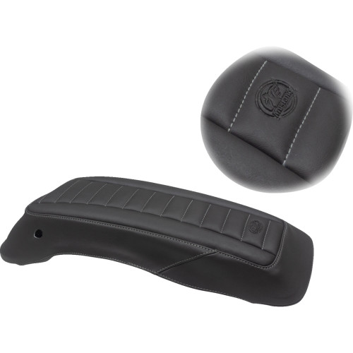 Mustang Saddlebag Lid Covers - Black/Gunmetal Gray - '14-'21 Fl 77640Gm