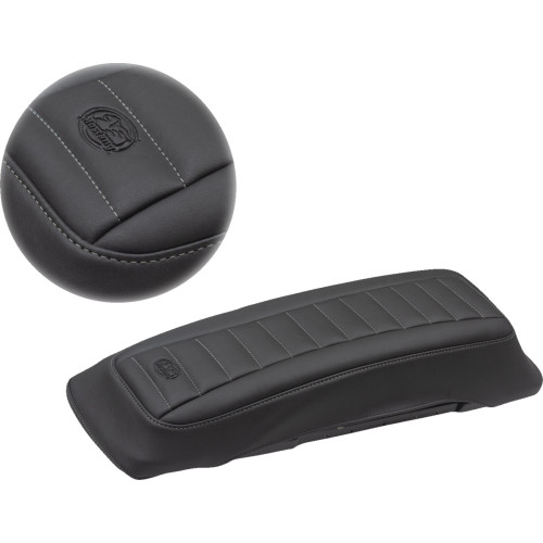 Mustang Saddlebag Lid Covers - Black/Gunmetal Gray - '93-'13 Fl 77637Gm Mustang Saddlebag Lid Covers - Black/Gunmetal Gray - '93-'13 Fl 77637Gm