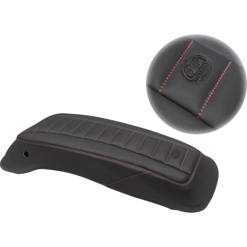 Mustang Saddlebag Lid Covers - Black/Red - '14-'21 Fl 77640Ab Mustang Saddlebag Lid Covers - Black/Red - '14-'21 Fl 77640Ab
