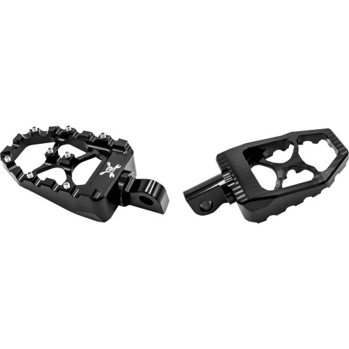 BURLY BRAND B131015B Mx Evolution Pegs - Black - Sportster/Dyna B13-1015B
