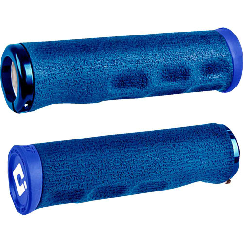 ODI D36DLUU Odi F-1 Series V2.1 Grips - Lock-On - Tinker Juarez Signature Dread Lock - Blue D36Dlu-U