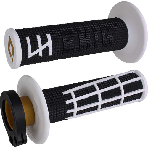 ODI H36E2BW Odi Grips - Emig 2.0 - Black/White H36E2Bw