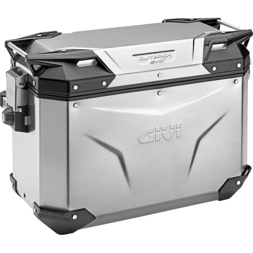 Outback Evo Side Case - Left - 48 Liter - Silver Obke48Ala