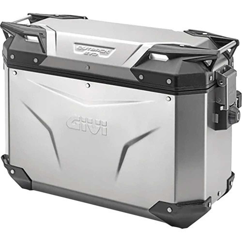 GIVI OBKE37ARA Outback Evo Side Case - Right - 37 Liter - Silver Obke37Ara