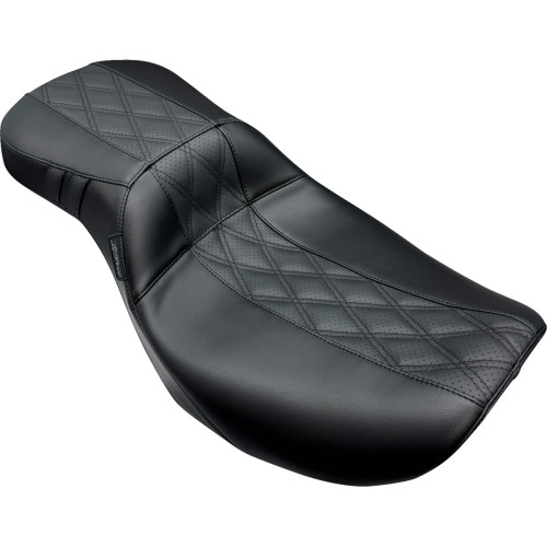 Outcast Daddy Long Legs Seat - 2Up - W/O Backrest - Gt2 Inlay - Flh/Flt '23-'24 Lv-997Dlgt2