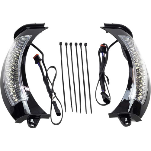 CIRO 45251 Ciro Headlight Bezel - Black 45251