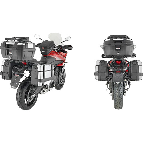 Pannier Holder - Side Case Hardware - Black/Silver Plo6421Mk