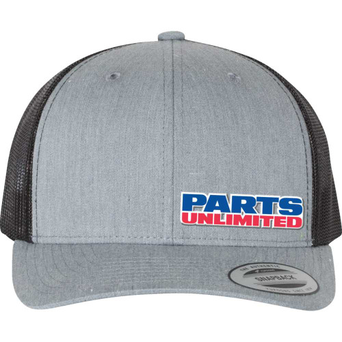 PARTS UNLIMITED 2501-4090 Parts Unlimited Parts Unlimited Hat - Gray/Black