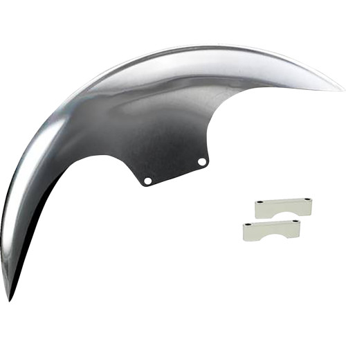 Paul Yaffe Bagger Nation Cafe Front Fender - 21" - Chrome Spacers Pyo:Cafe-21-13E-C Paul Yaffe Bagger Nation Cafe Front Fender - 21" - Chrome Spacers Pyo:Cafe-21-13E-C