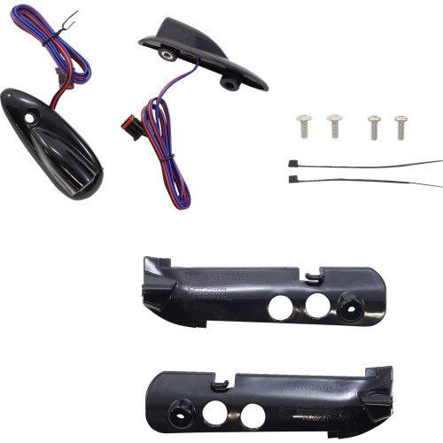 Paul Yaffe Bagger Nation Run/Turn Signal - Amber/White - Black - Road Glide Pyo:Lb-Rg-Drl-B Paul Yaffe Bagger Nation Run/Turn Signal - Amber/White - Black - Road Glide Pyo:Lb-Rg-Drl-B
