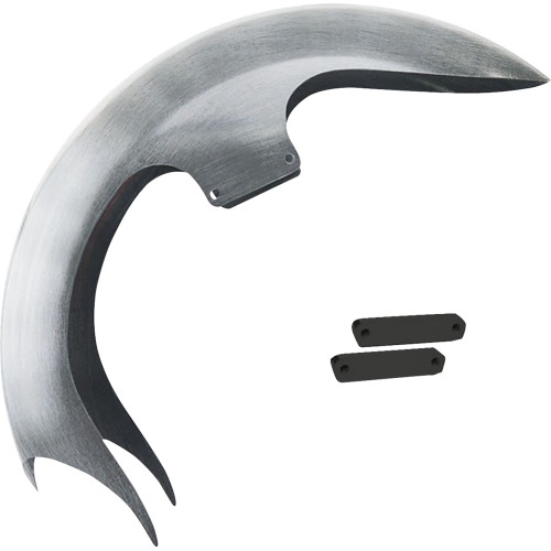 Paul Yaffe Bagger Nation Talon Front Fender - 26" Wheel - With Black Fender Adapters - Touring Models Talon26-14L-B Paul Yaffe Bagger Nation Talon Front Fender - 26" Wheel - With Black Fender Adapters - Touring Models Talon26-14L-B
