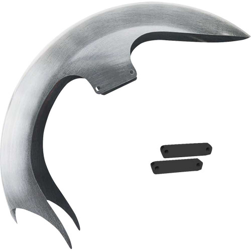 PAUL YAFFE BAGGER NATION TALON2614LB Paul Yaffe Bagger Nation Talon Front Fender - 26" Wheel - With Black Fender Adapters - Touring Models Talon26-14L-B