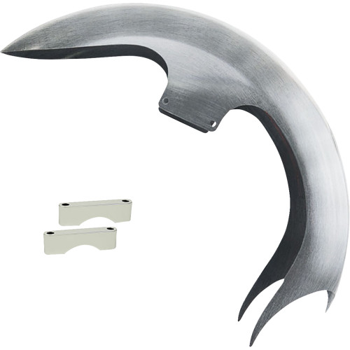 Paul Yaffe Bagger Nation Talon Front Fender - Oem - 16"-19" Wheel - With Chrome Adapters - Touring Models Talon-Oem-C Paul Yaffe Bagger Nation Talon Front Fender - Oem - 16"-19" Wheel - With Chrome Adapters - Touring Models Talon-Oem-C