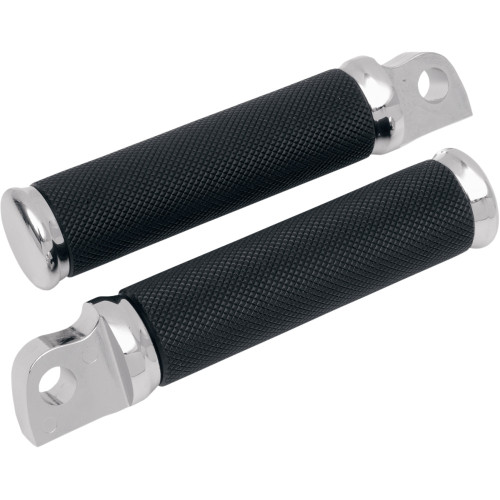 Drag Specialties Hotop Designs Footpegs - Knurled - Chrome