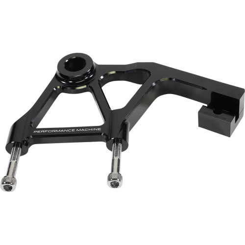 Performance Machine (Pm) Rear Radial Mount Caliper Bracket - Anodized Black 0023-1828Agnm-A-B