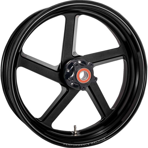 PERFORMANCE MACHINE (PM) 12027706RPROAPSMB Performance Machine (Pm) Wheel - Pro-Am Race - Front - Dual Disc/Without Abs - Black Ops - 17X3.5 1202-7706R-Proap-Smb