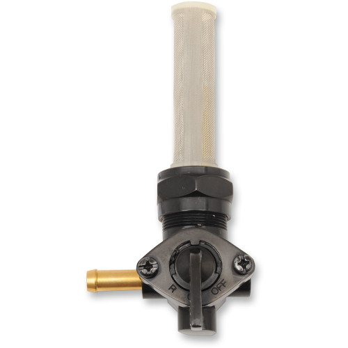 Drag Specialties Fuel Petcock - Forward - Gloss Black - 22 Mm
