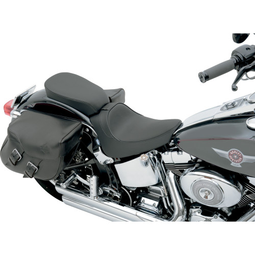 Drag Specialties Rear Solo Seat - Wide - Smooth - Fxst/Flst '00-'06