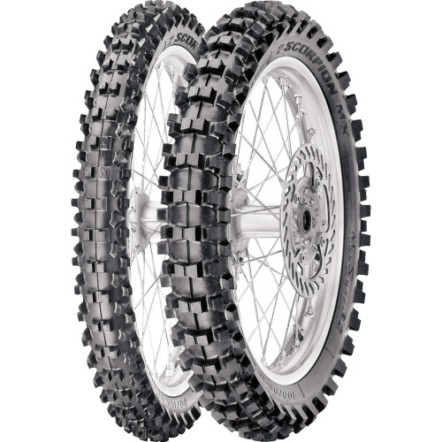 Pirelli Tire - Scorpion Mx32 Mid Soft - Rear - 80/100-12 - 50M 3842300