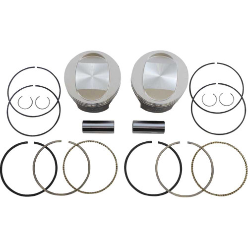 WISECO K0209PS Wiseco Tracker Series Piston Kit - 3.937" - 88/95 Cubic Inch Bored To 97 Cubic Inch - Standard - Twin Cam K0209Ps