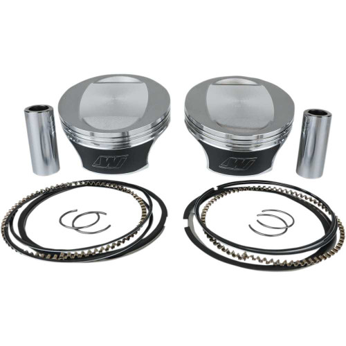 WISECO K0211PS Wiseco Tracker Series Piston Kit - 3.937"- 96 Cubic Inch Bored To 106 Cubic Inch - Twin Cam K0211Ps