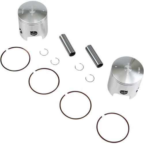 WISECO K130 Wiseco Piston Kit - 64.50 Mm - Yamaha Rd350/Rd400 K130