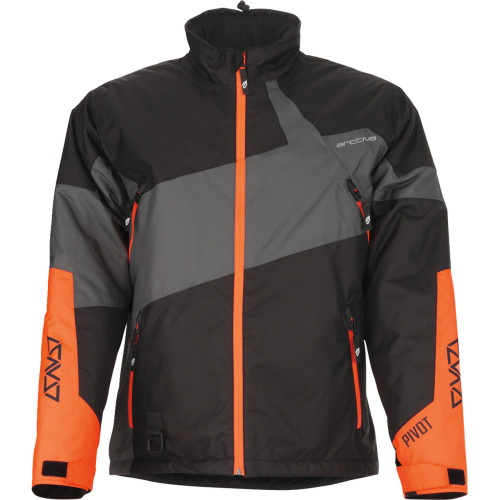 Pivot 6 Jacket - Black/Gray/Orange - Medium