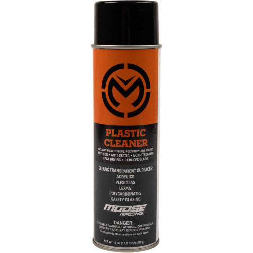 MOOSE RACING MACPMSE241219 Plastic Cleaner - 19 Oz. Net Wt. - Aerosol Macpmse241219
