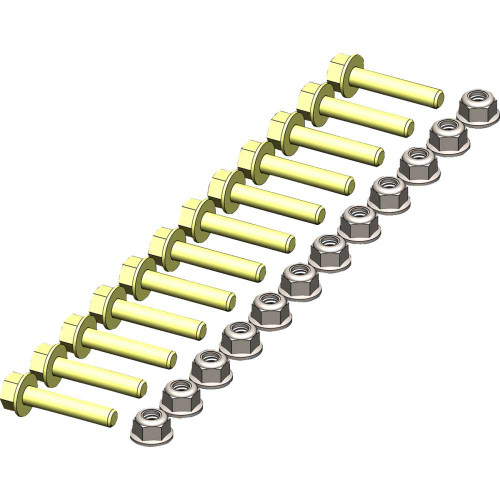 KFI PRODUCTS HK416 Plow Hardware - Wear Bar Hardware Kit Hk-416