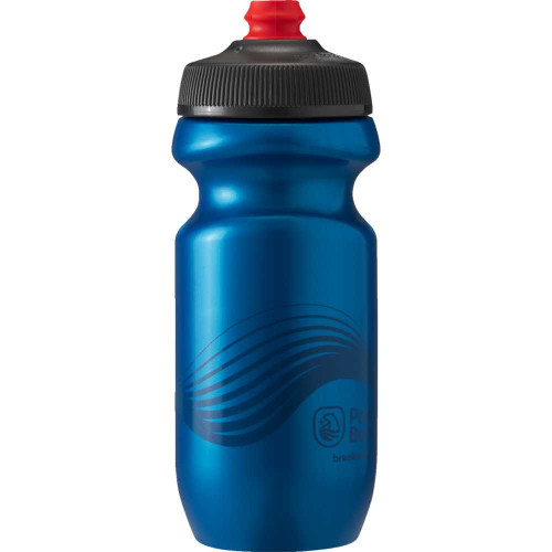 POLAR BOTTLE SWB200Z11 Polar Bottle Breakaway Bottle - Wave - Blue/Charcoal - 20 Oz. Swb200Z11
