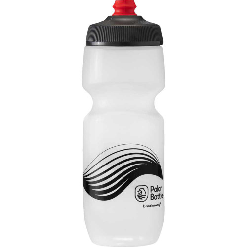 POLAR BOTTLE SWB24OZ02 Polar Bottle Breakaway Bottle - Wave - Ivory/Silver - 24 Oz. Swb24Oz02