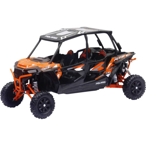NEW RAY TOYS 57843A Polaris Rzr Xp 4 Turbo Eps - 1:18 Scale - Spectra Orange 57843A